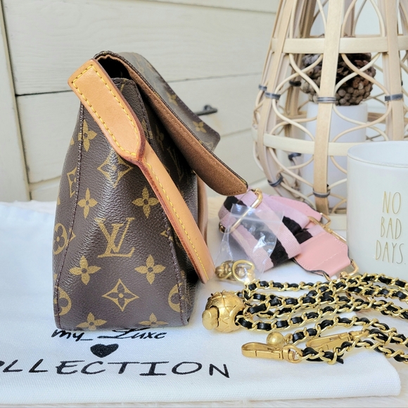 💕DISCONTINUED Very Rare LOUIS VUITTON Looping MINI Shoulder Bag Monogram - Picture 4 of 16